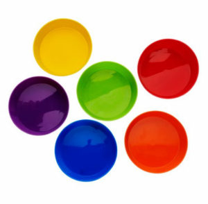 Pkt.6 Sorting Bowls Round - Asst Colours